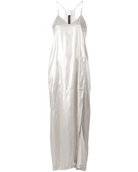 weißes Seide Trägerkleid von Ilaria Nistri