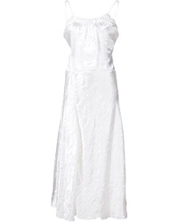 weißes Seide Trägerkleid von Victoria Beckham