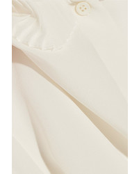 weißes Seidehemd von Vanessa Seward
