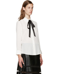 weißes Seidehemd von Marc Jacobs