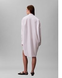 weißes Shirtkleid von Calvin Klein Jeans