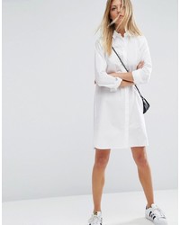 weißes Shirtkleid von Asos