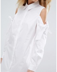 weißes Shirtkleid von Asos