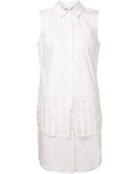 weißes Shirtkleid von Derek Lam 10 Crosby