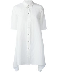weißes Shirtkleid von Maison Martin Margiela