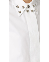 weißes Shirtkleid von Maison Margiela