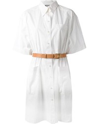 weißes Shirtkleid von Moschino