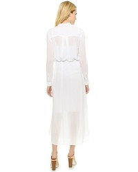 weißes Shirtkleid von DKNY