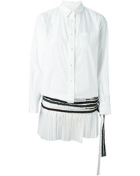 weißes Shirtkleid von Sacai