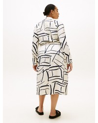 weißes Shirtkleid von Tommy Hilfiger Curve