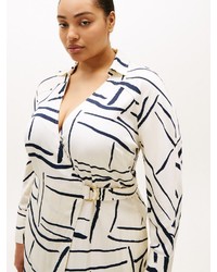 weißes Shirtkleid von Tommy Hilfiger Curve