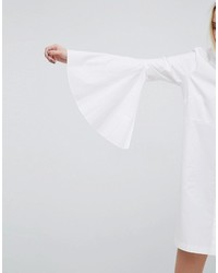 weißes Shirtkleid von Asos