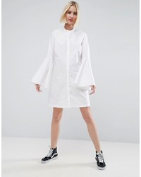 weißes Shirtkleid von Asos