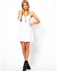 weißes Skaterkleid von Asos