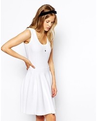 weißes Skaterkleid von Asos