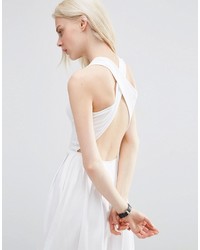 weißes Skaterkleid von Asos