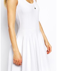 weißes Skaterkleid von Asos