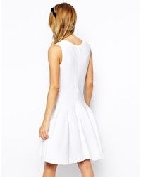 weißes Skaterkleid von Asos