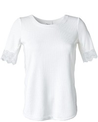 weißes Spitze T-shirt von 3.1 Phillip Lim