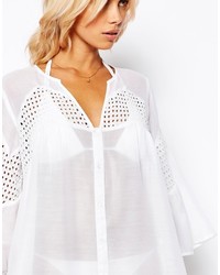 weißes Strandkleid von Asos