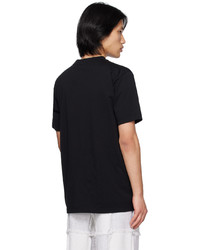 weißes Strick T-Shirt mit einem Rundhalsausschnitt von Marcelo Burlon County of Milan