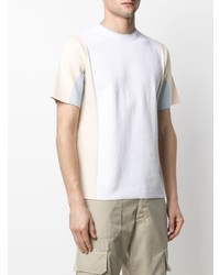 weißes Strick T-Shirt mit einem Rundhalsausschnitt von Jacquemus