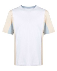 weißes Strick T-Shirt mit einem Rundhalsausschnitt von Jacquemus