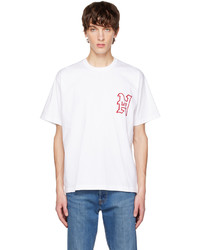 weißes Strick T-Shirt mit einem Rundhalsausschnitt von Neighborhood
