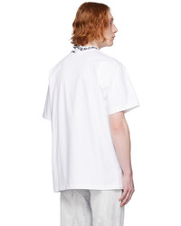 weißes Strick T-Shirt mit einem Rundhalsausschnitt von Y/Project