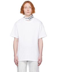 weißes Strick T-Shirt mit einem Rundhalsausschnitt von Y/Project