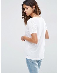 weißes Strick T-shirt von Asos