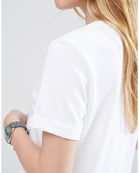 weißes Strick T-shirt von Asos