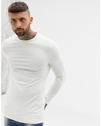 weißes Sweatshirt von ASOS DESIGN