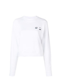 weißes Sweatshirt von Chiara Ferragni