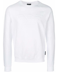 weißes Sweatshirt von Emporio Armani