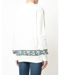 weißes Sweatshirt von Dolce & Gabbana