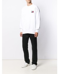 weißes Sweatshirt von Tommy Jeans