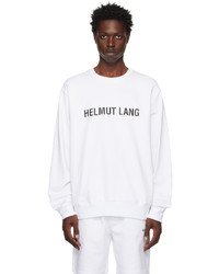 weißes Sweatshirt von Helmut Lang
