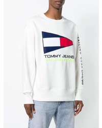 weißes Sweatshirt von Tommy Jeans
