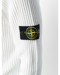 weißes Sweatshirt von Stone Island