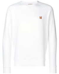 weißes Sweatshirt von MAISON KITSUNÉ