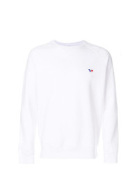 weißes Sweatshirt von MAISON KITSUNÉ
