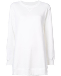 weißes Sweatshirt von MM6 MAISON MARGIELA