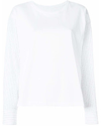 weißes Sweatshirt von MM6 MAISON MARGIELA