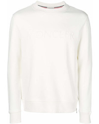weißes Sweatshirt von Moncler
