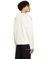 weißes Sweatshirt von Jil Sander
