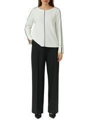 weißes Sweatshirt von s.Oliver BLACK LABEL
