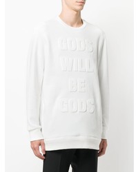 weißes Sweatshirt von Neil Barrett