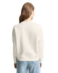weißes Sweatshirt von Tom Tailor Denim