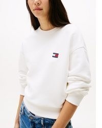weißes Sweatshirt von Tommy Jeans